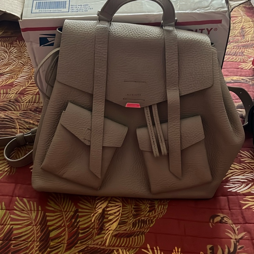 AllSaints Captain Leather Backpack